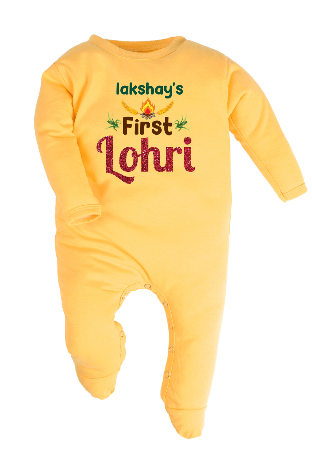 First Lohri Baby Romper | Onesies w/ Custom Name
