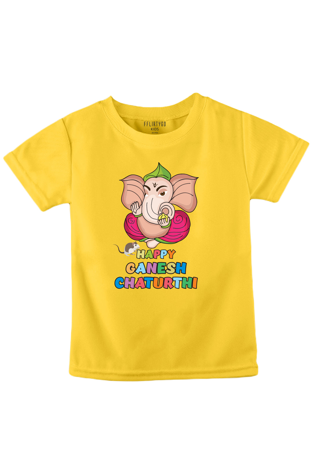 Happy Ganesh Chaturth Kids T Shirt