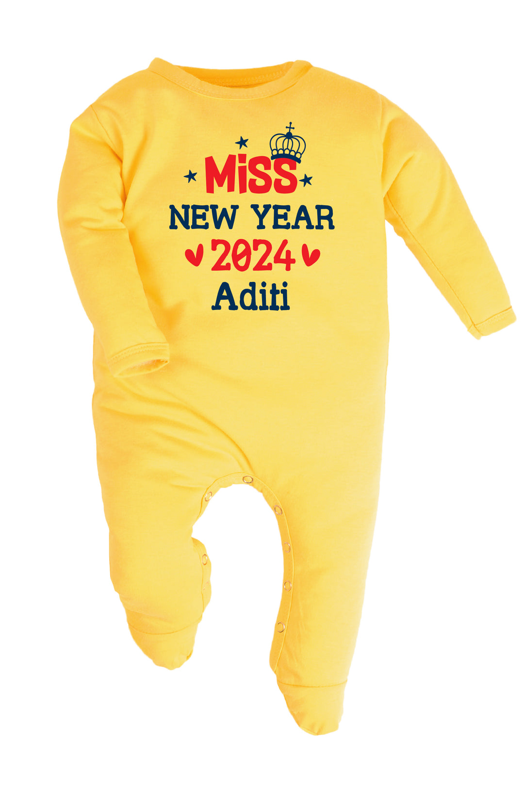 Miss New Year Baby Romper | Onesies w/ Custom Name