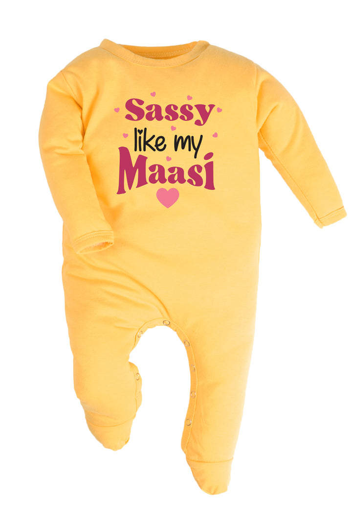 Sassy Like My Maasi Baby Romper | Onesies