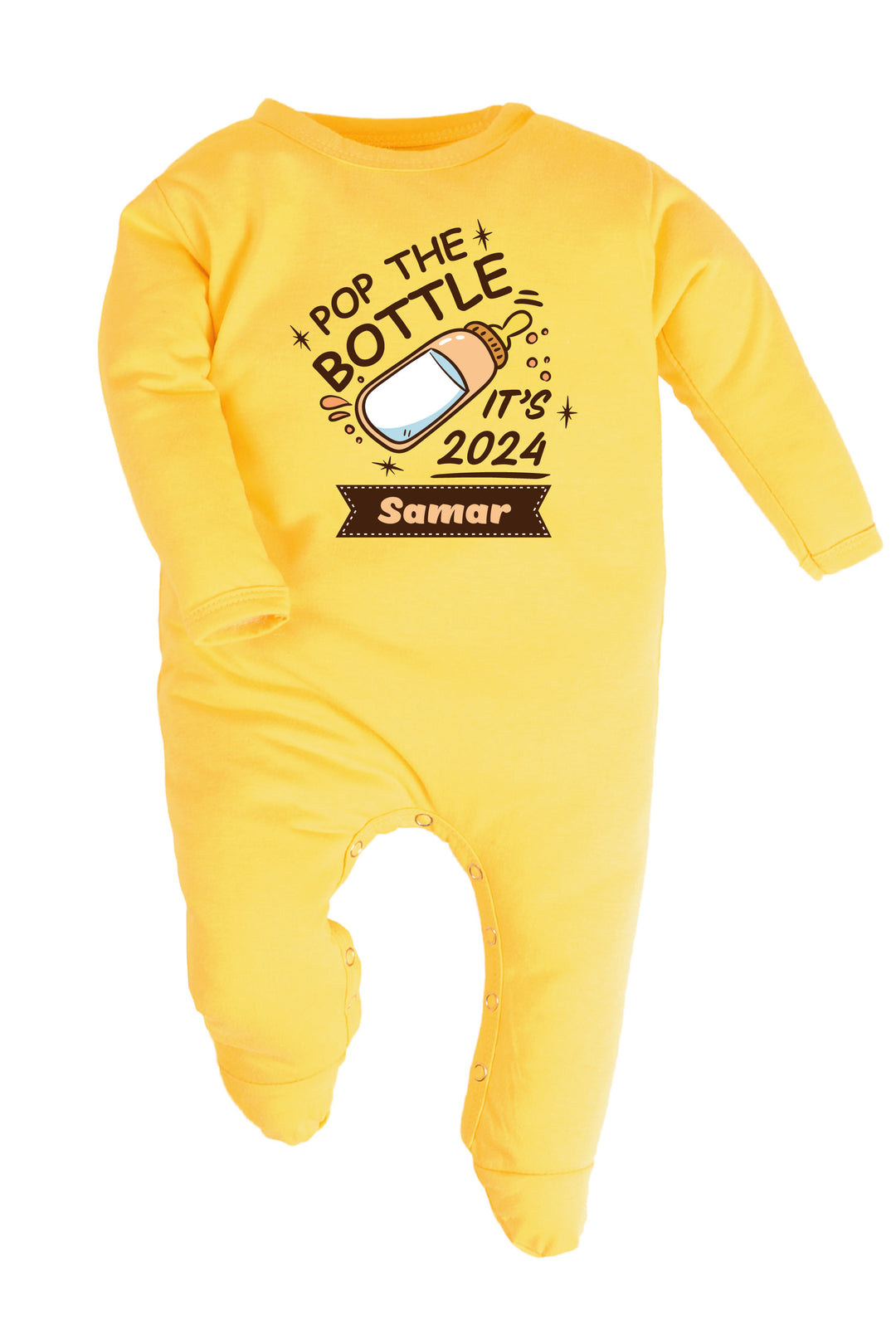 Pop The Bottles It Is 2024 Baby Romper | Onesies w/ Custom Name