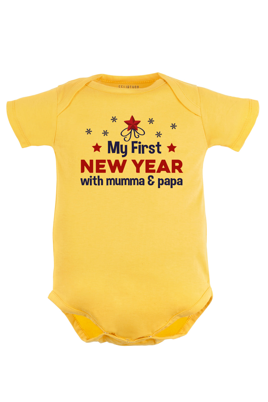My First New Year With Mumma & Papa Baby Romper | Onesies