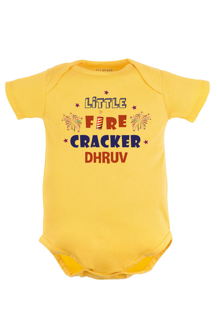 Little Fire Cracker Baby Romper | Onesies w/ Custom Name