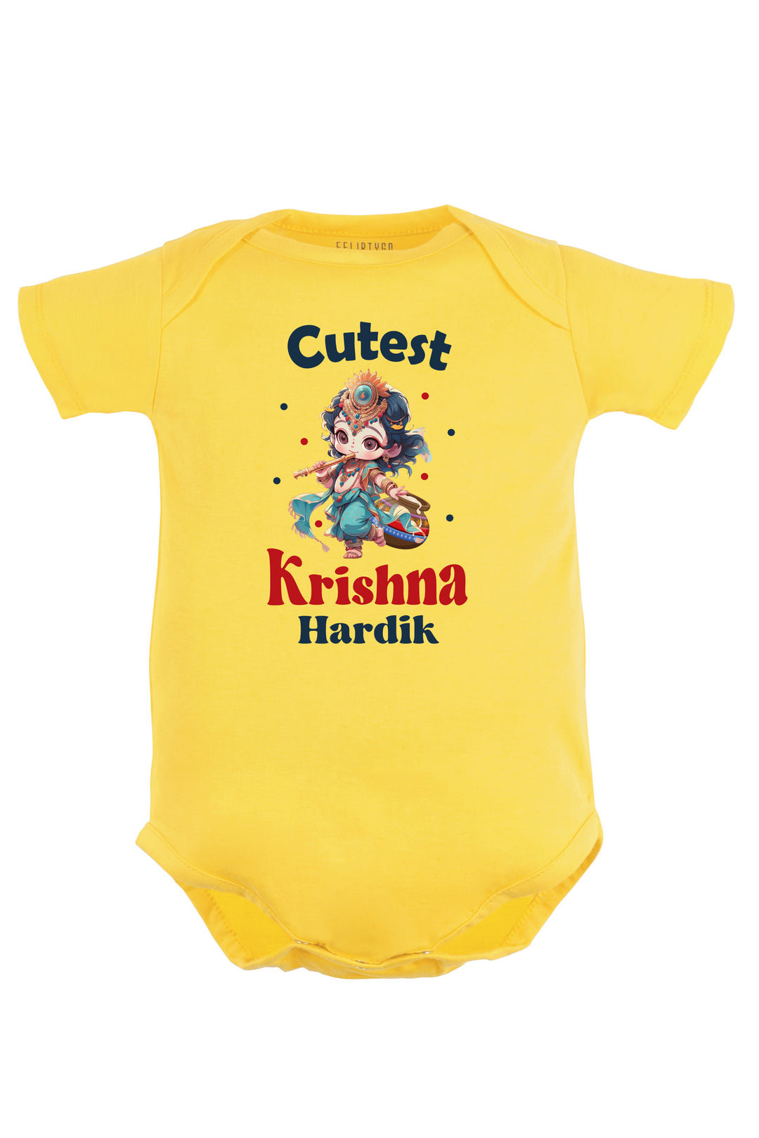 Cutest Krishna Baby Romper | Onesies w/ Custom Name