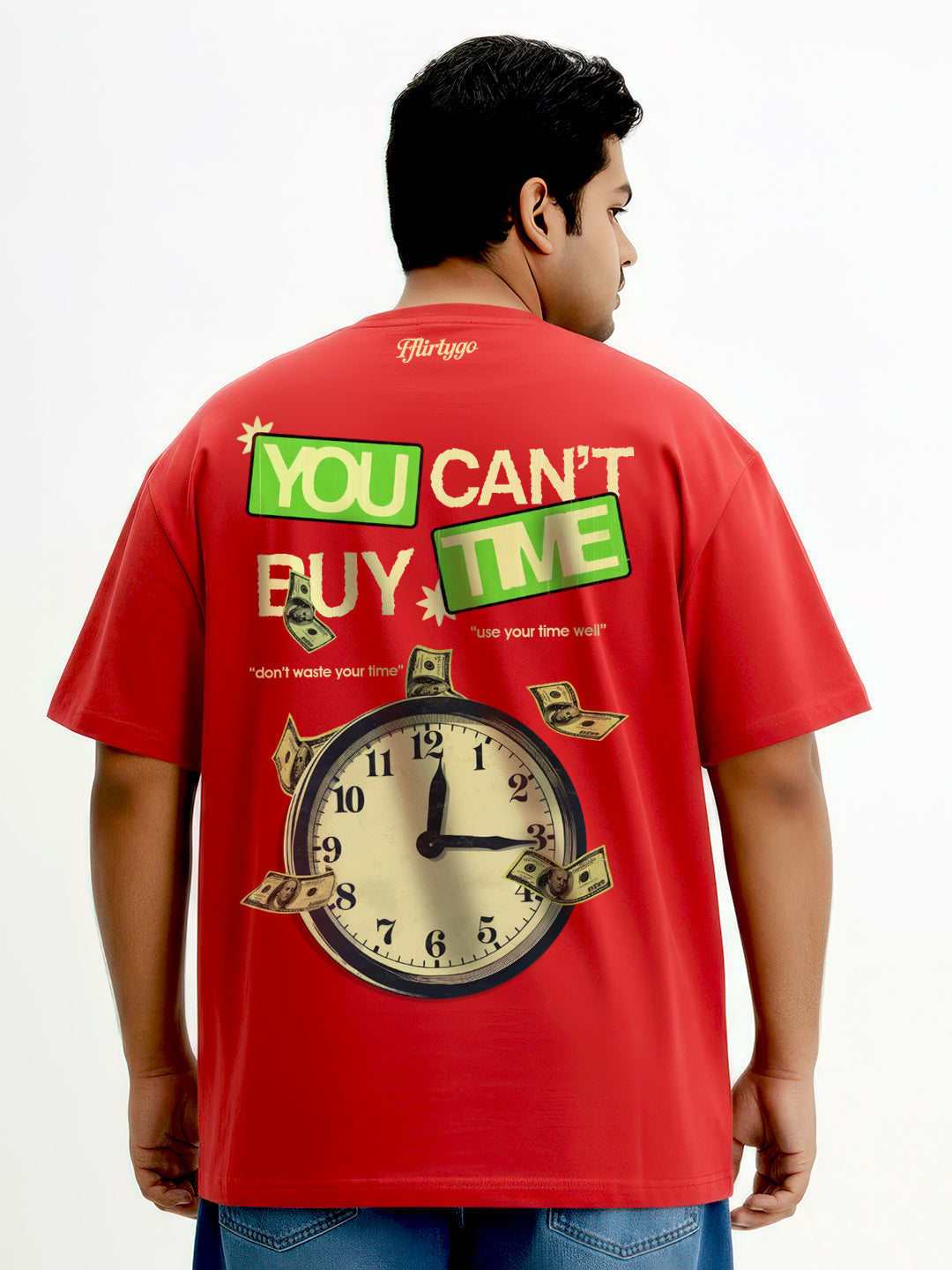 You Can't Buy Me Mens Oversized T-Shirt
