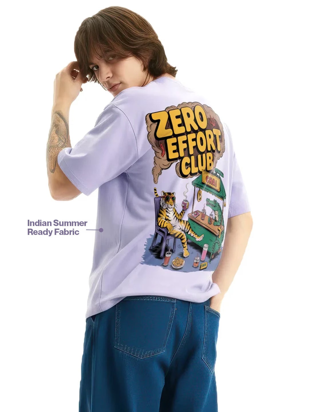 Zero Effort Club Men's Oversized T-Shirt