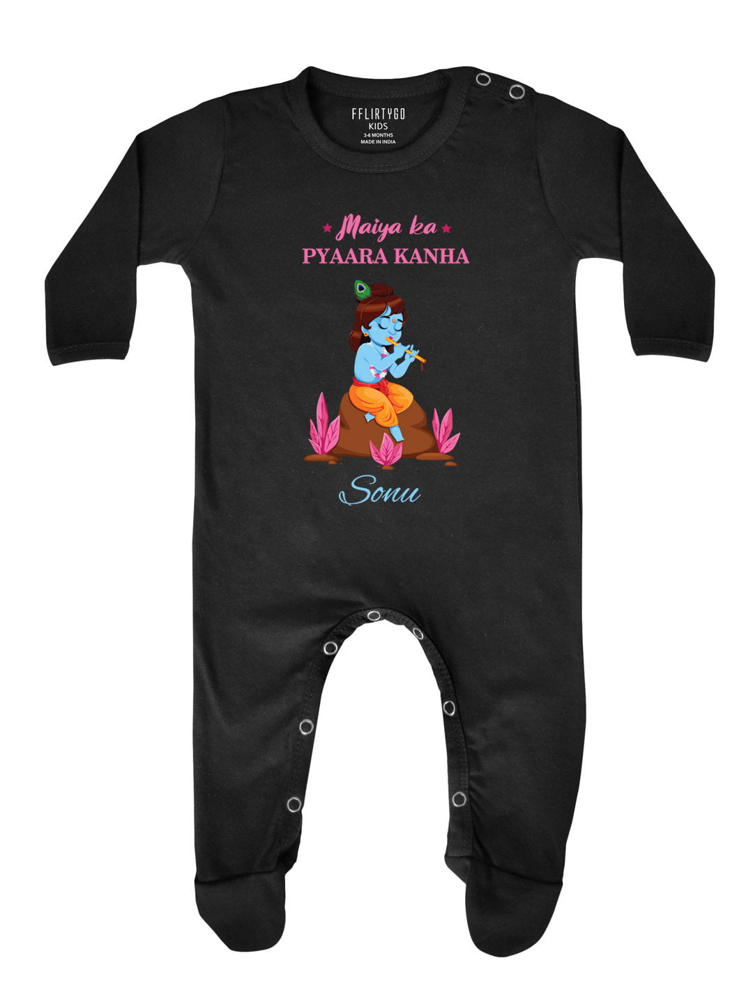 Maiya Ka Pyaara Kanha Baby Romper | Onesies w/ Custom Name