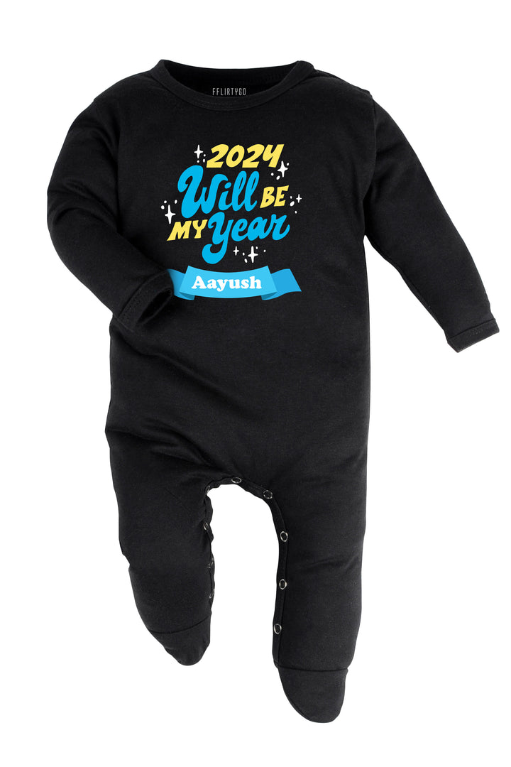 2024 Will Be My Year Baby Romper | Onesies w/ Custom Name