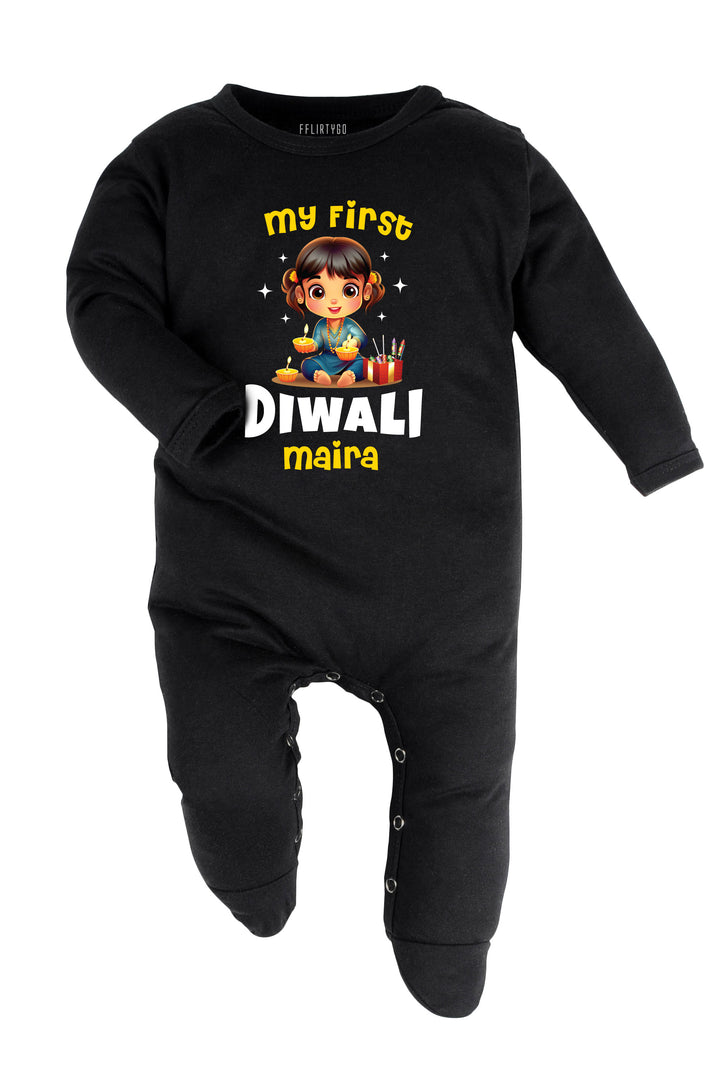 My First Diwali Baby Romper | Onesies w/ Custom Name