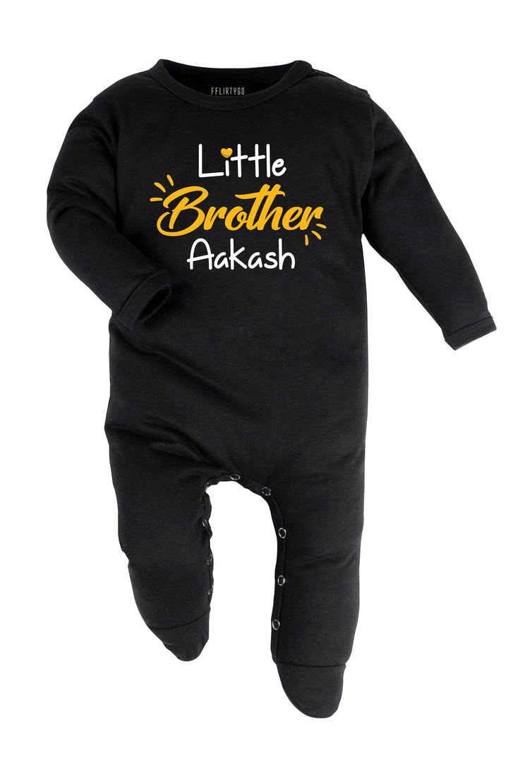 Little Brother Baby Romper | Onesies w/ Custom Name