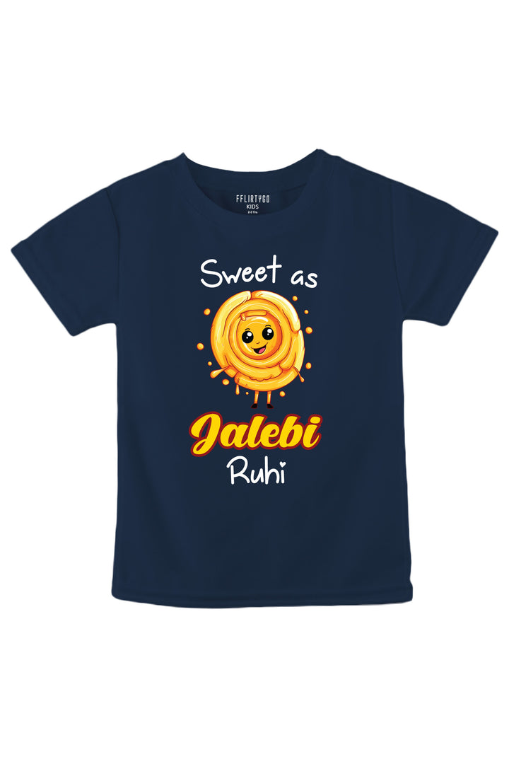 Sweet As Jalebi Kids T Shirt w/ Custom Name