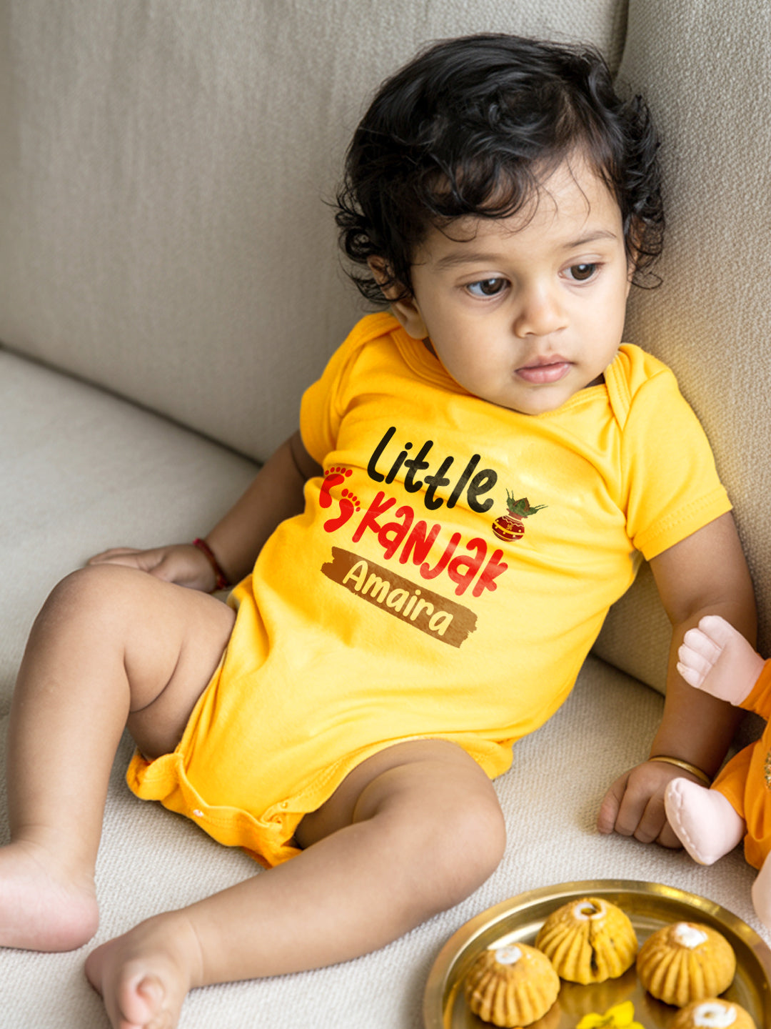 Little Kanjak Baby Romper | Onesies w/ Custom Name