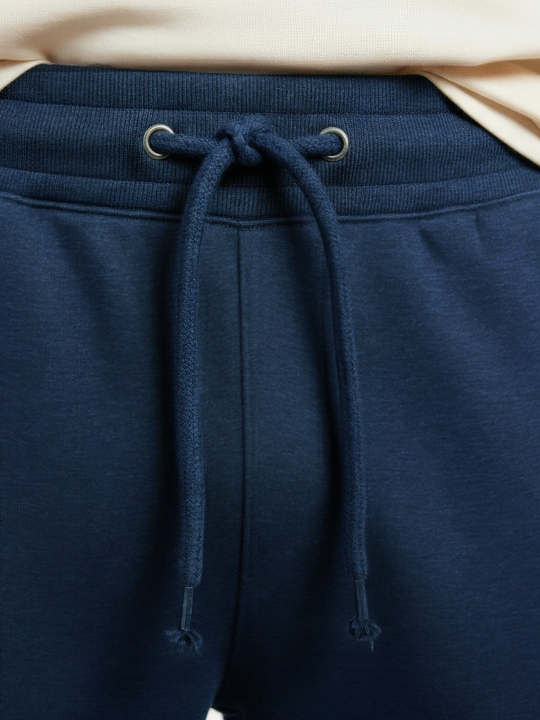 Blue Melange Joggers w/ Box Pockets