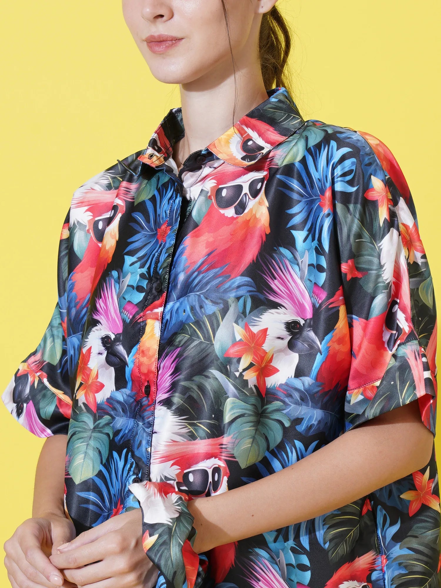 Birds of Paradise Shorts And Shirt Set