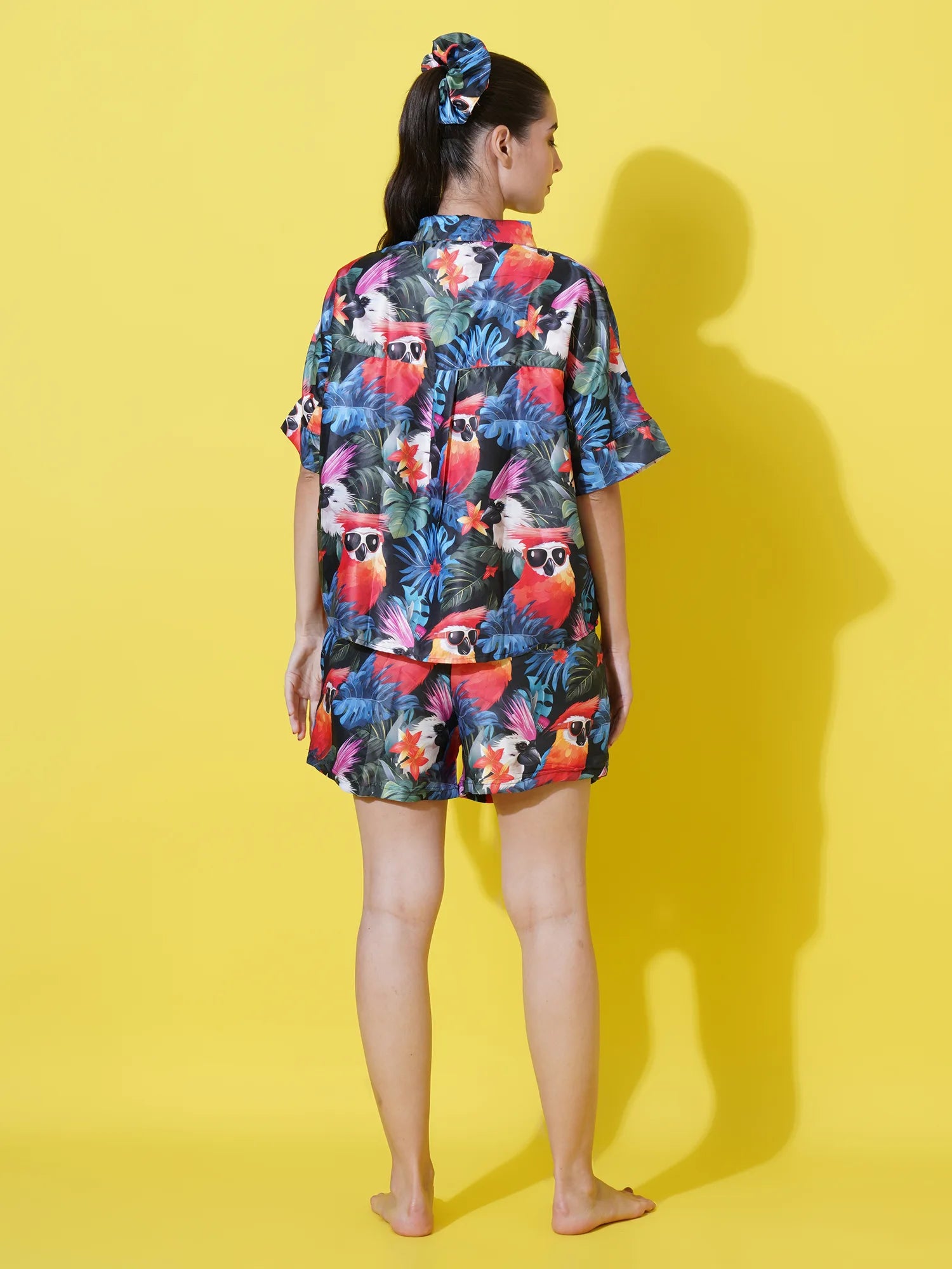 Birds of Paradise Shorts And Shirt Set