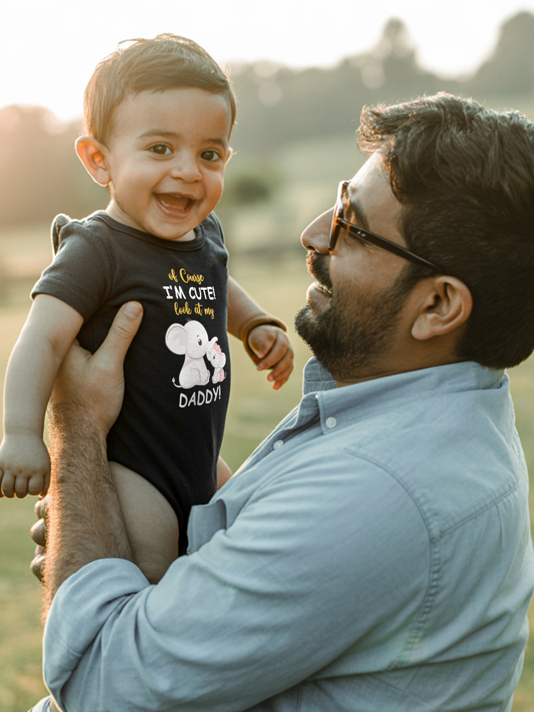 Of Course I'M Cute Look At My Daddy Baby Romper | Onesies