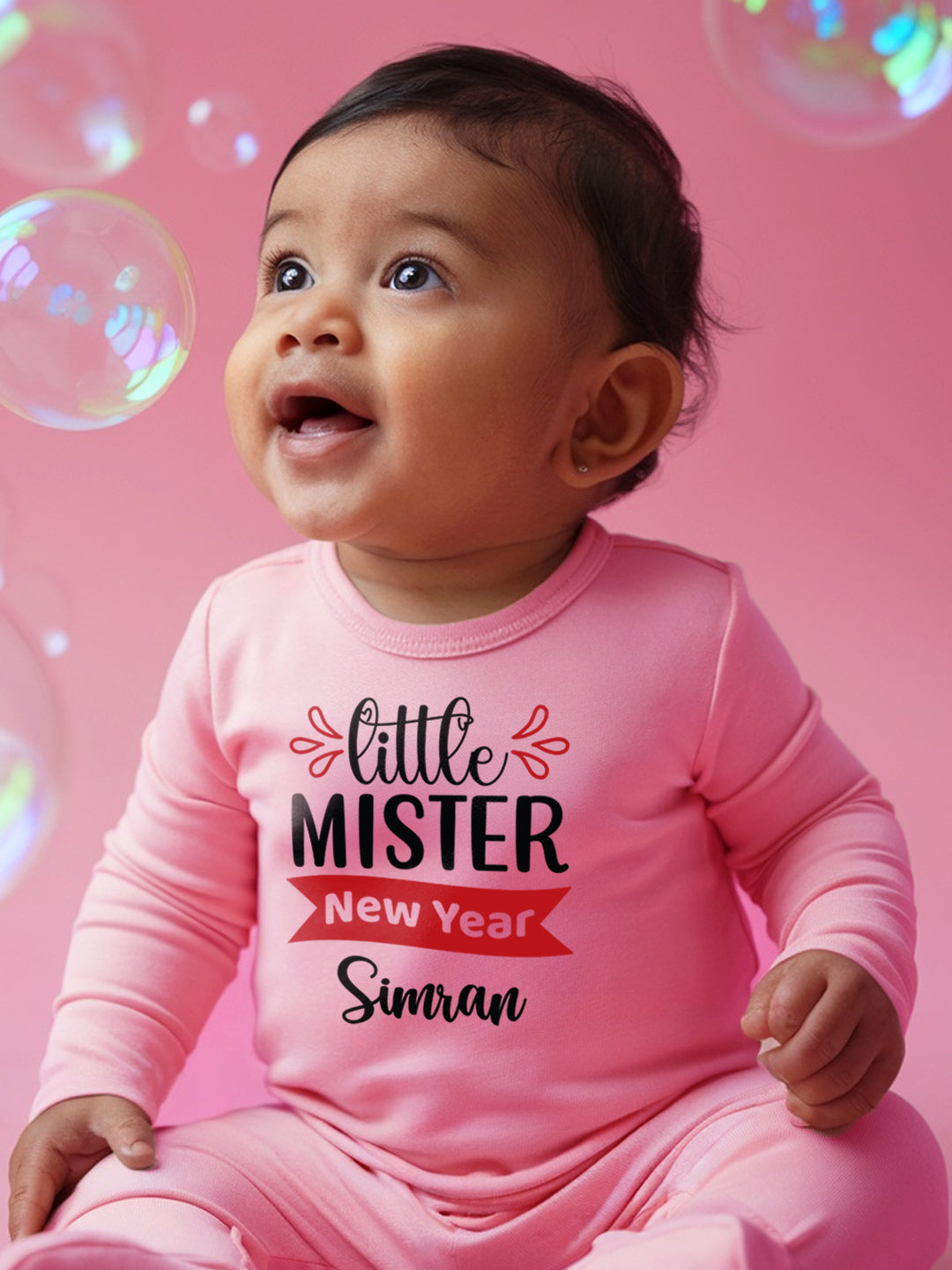 Little Mister New Year Baby Romper | Onesies w/ Custom Name
