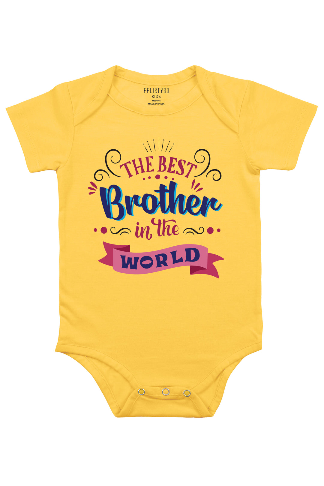 The Best Brother In The World Baby Romper | Onesies
