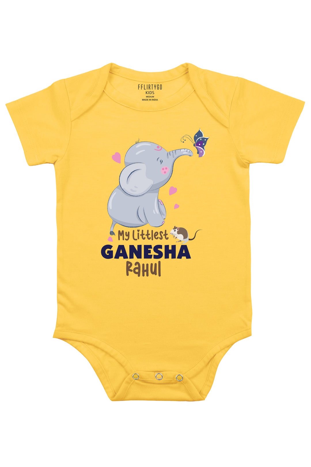 My littlest Ganesha Baby Romper | Onesies w/ Custom Name