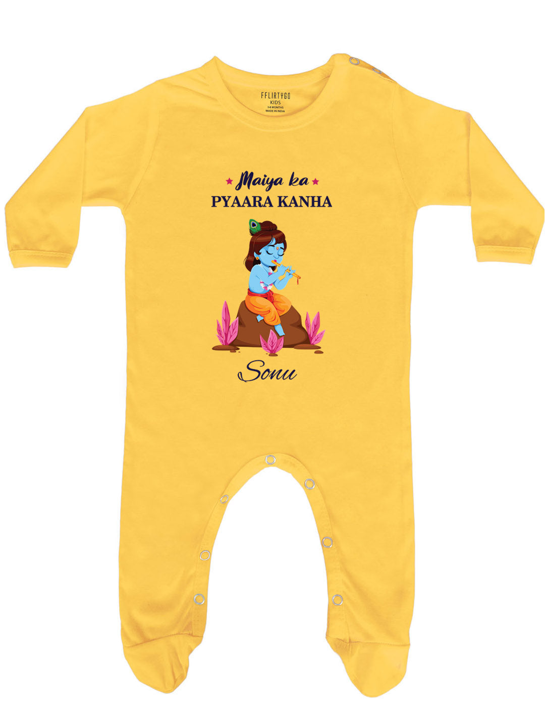 Maiya Ka Pyaara Kanha Baby Romper | Onesies w/ Custom Name