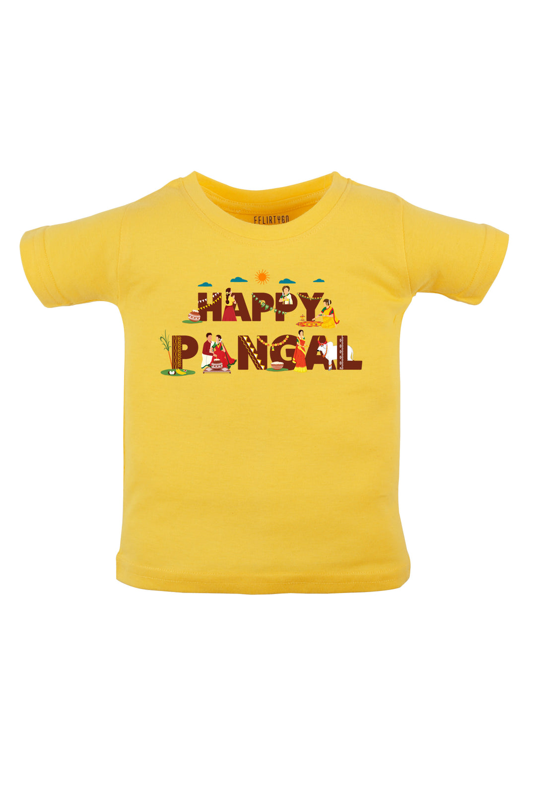 Happy pongal Rituals Kids T Shirt