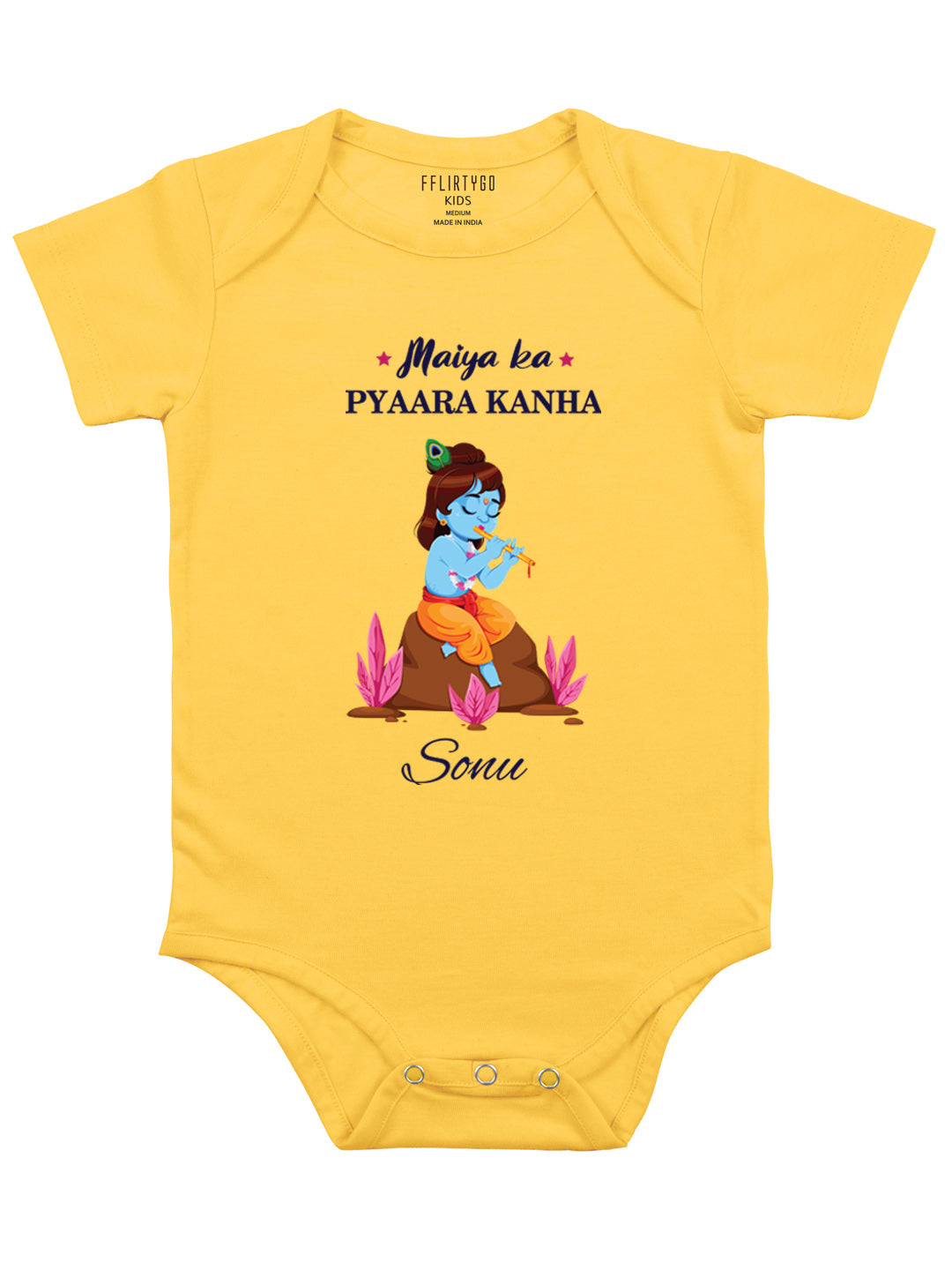 Maiya Ka Pyaara Kanha Baby Romper | Onesies w/ Custom Name