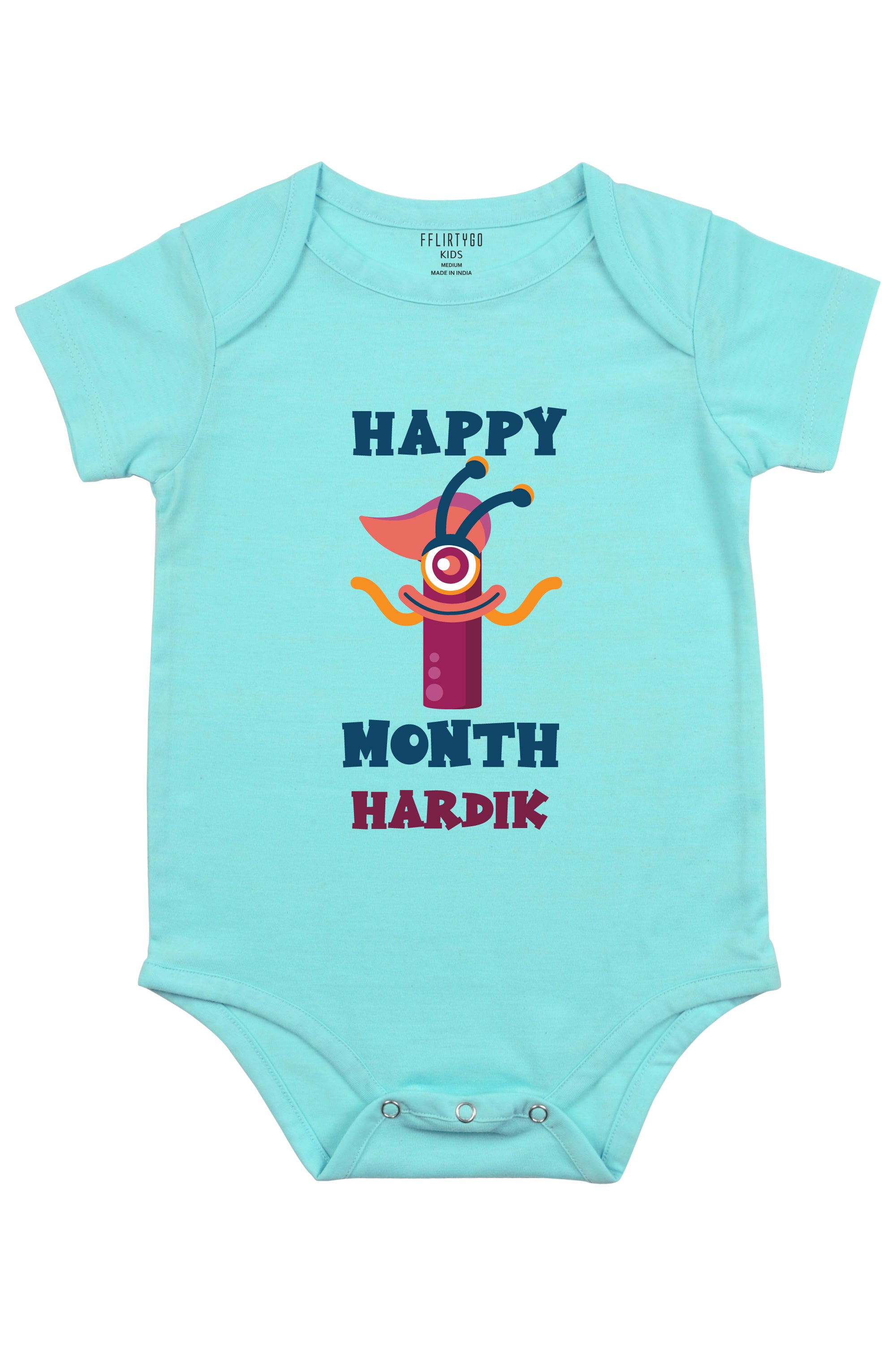 One Month Birthday Baby Romper | Onesies w/ Custom Name