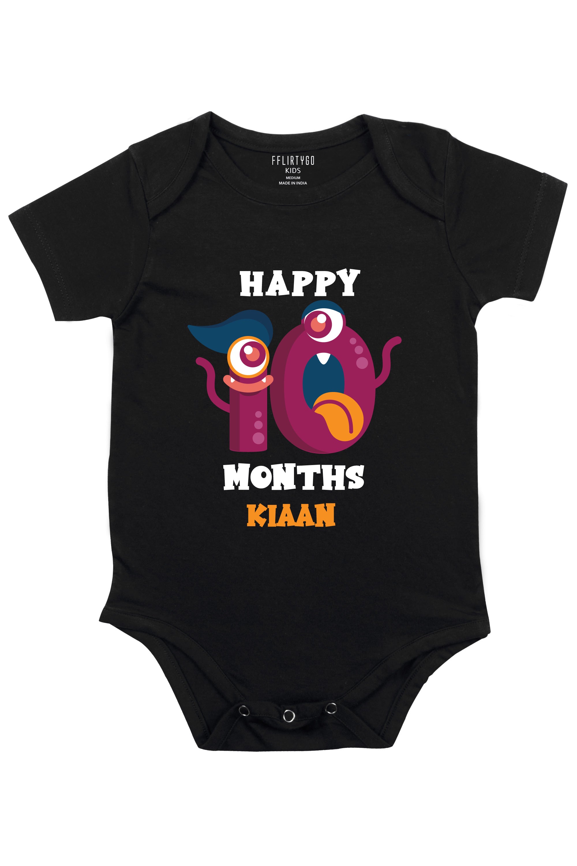 Ten Month Birthday Baby Romper | Onesies w/ Custom Name