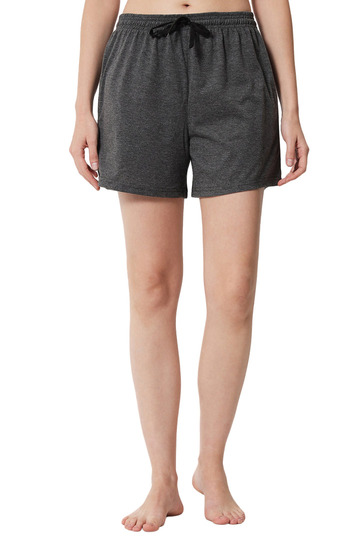 Dark Grey Color Solid Shorts