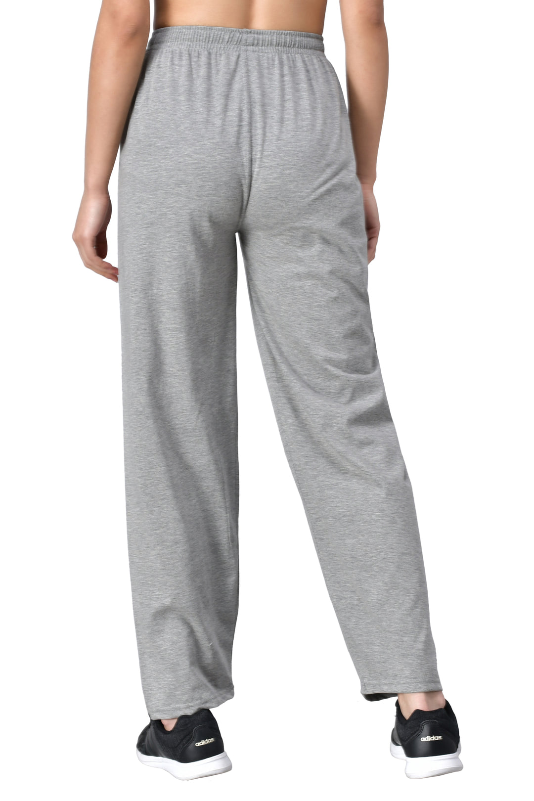 Women's Grey Track Pants with Zip Pockets - FflirtyGo