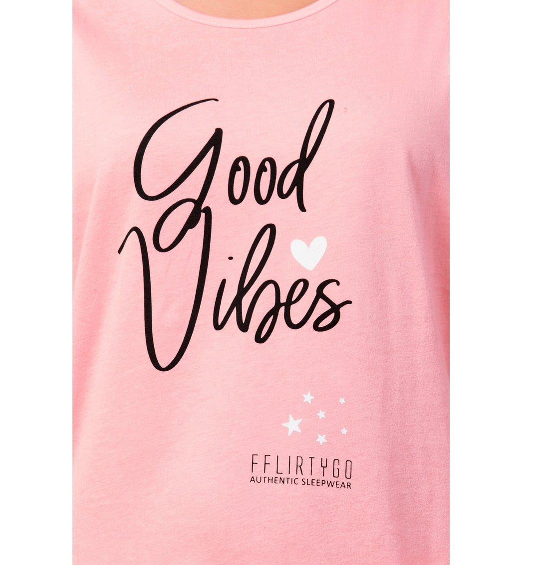 Good Vibes Pyjama Set - FflirtyGo
