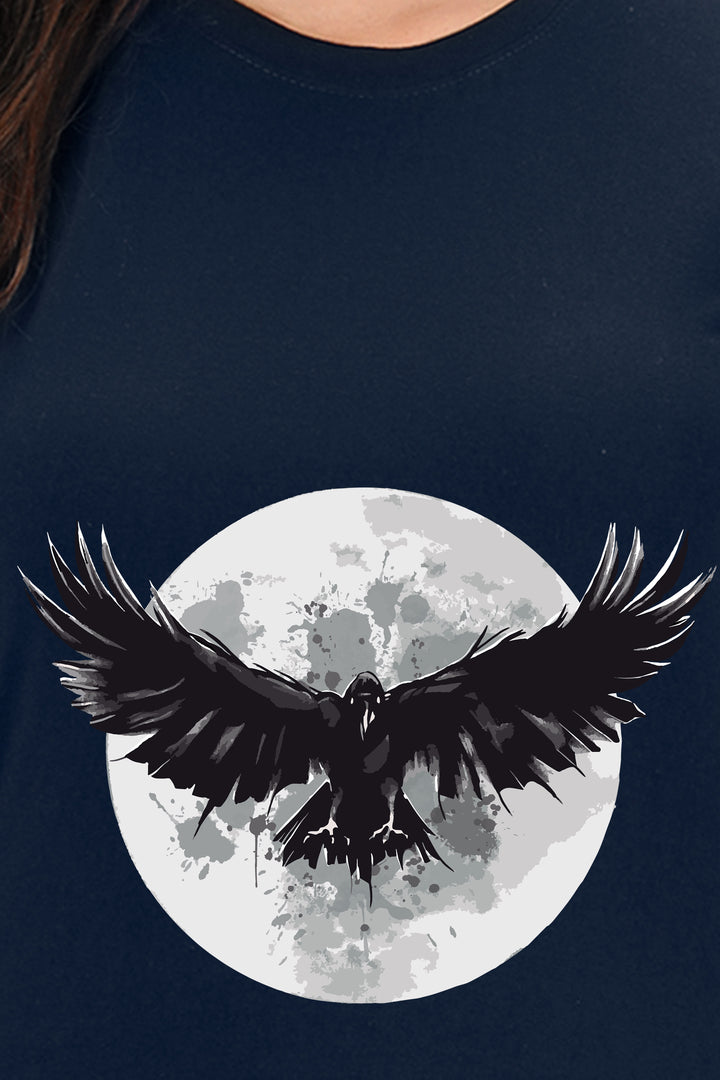 Crow In Front Of Moon