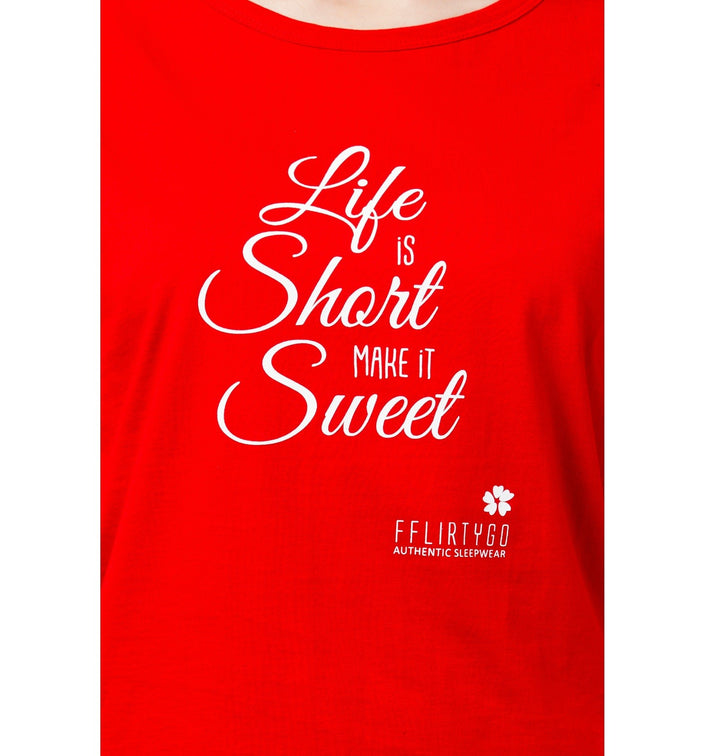 Life is Short, Make it Sweet Pyjama Set - FflirtyGo
