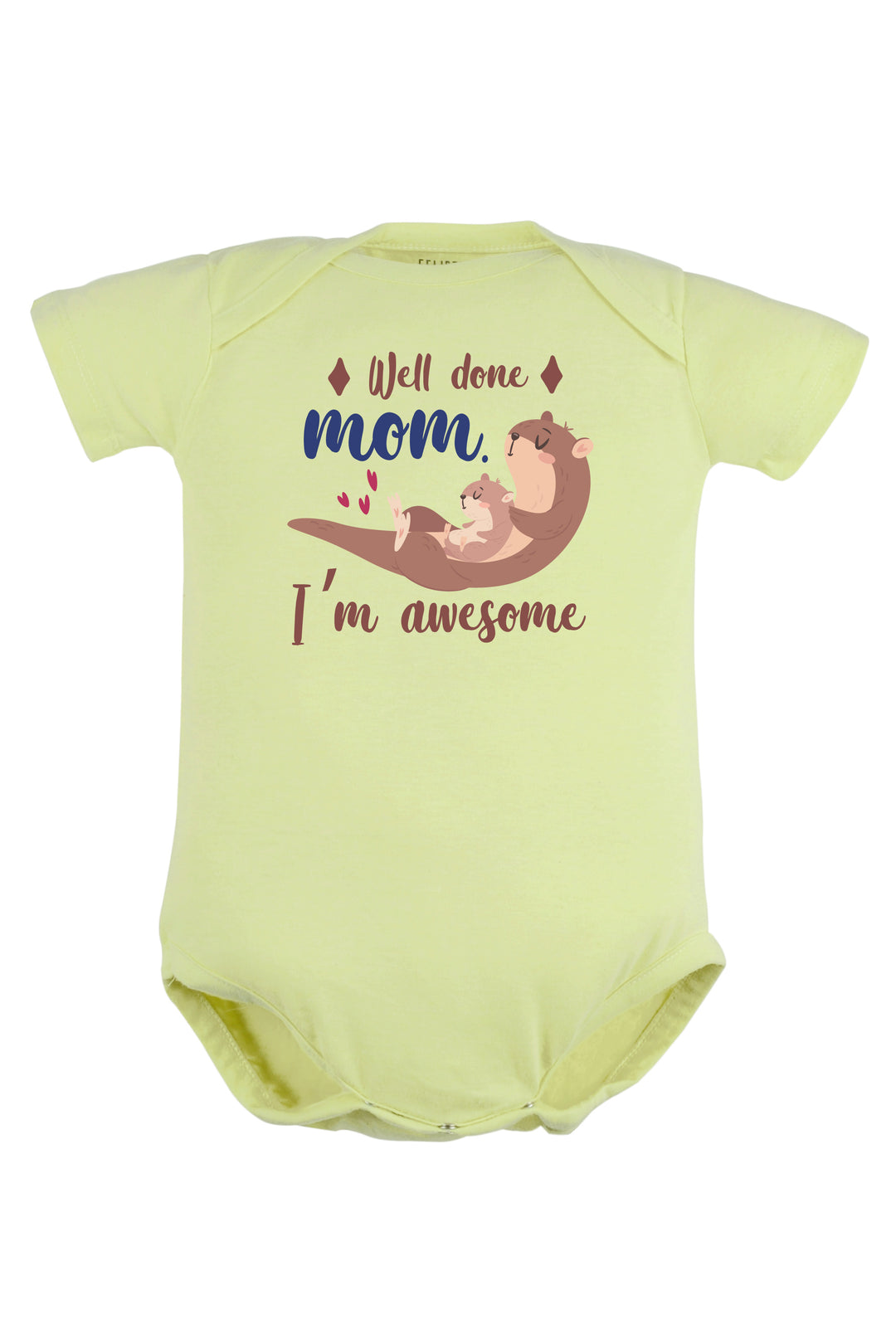 Well Done Mom I'm Awesome Baby Romper | Onesies