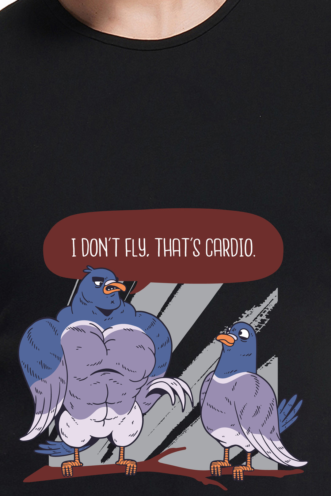 I don't Fly Thats Cardio - Funny Gym Tee