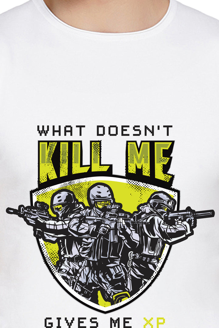 What Doesnt Kill Me, Gives Me XP - Gaming Tee