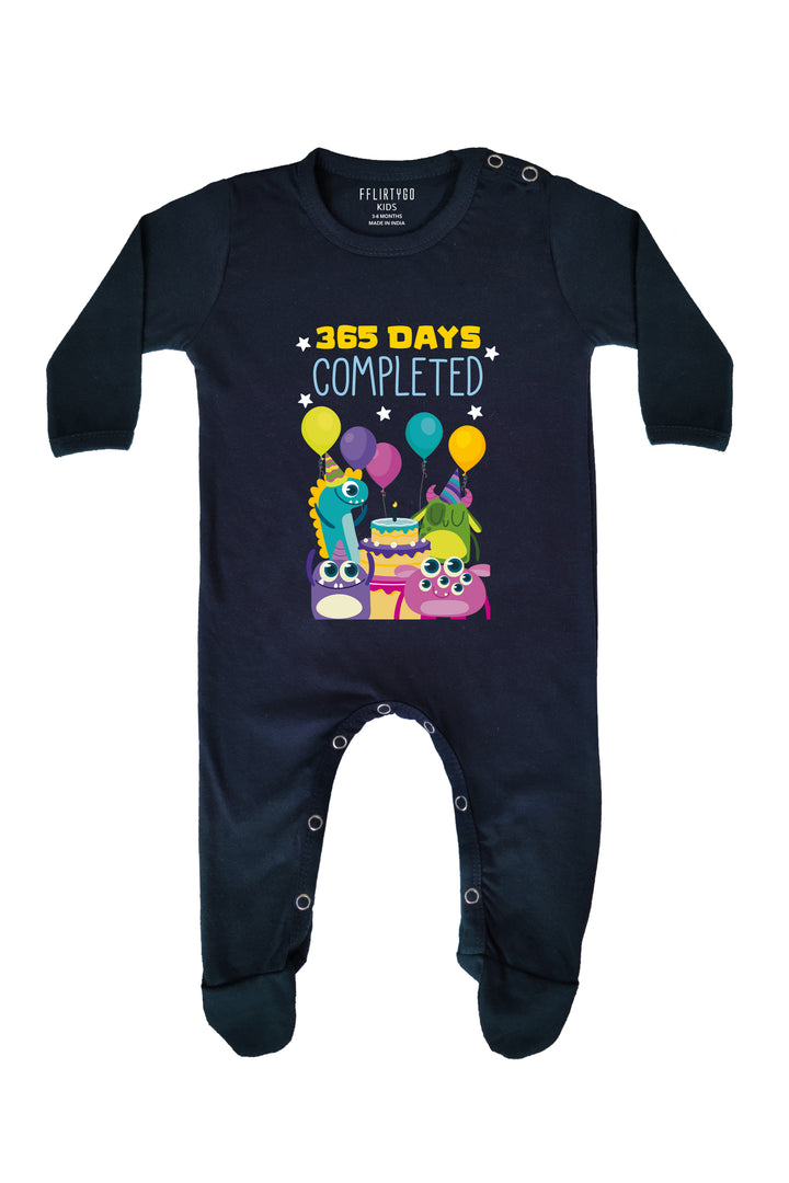 365 Days Completed Baby Romper | Onesies - Party Romper
