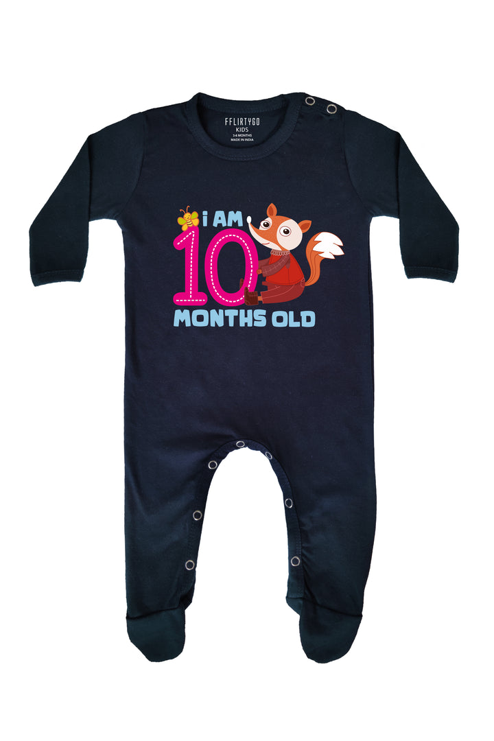 I Am Ten Months Old Baby Romper | Onesies