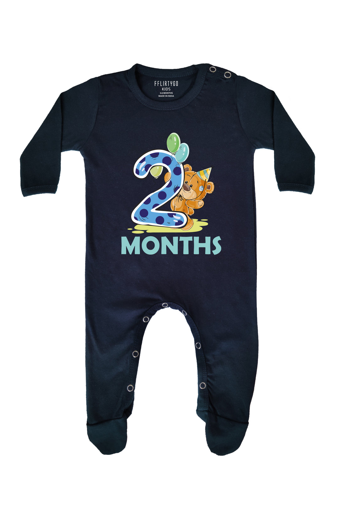Two Months Milestone Baby Romper | Onesies