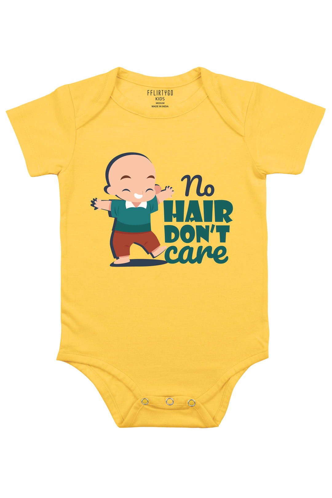 No Hair - Don't Care Baby Romper | Onesies