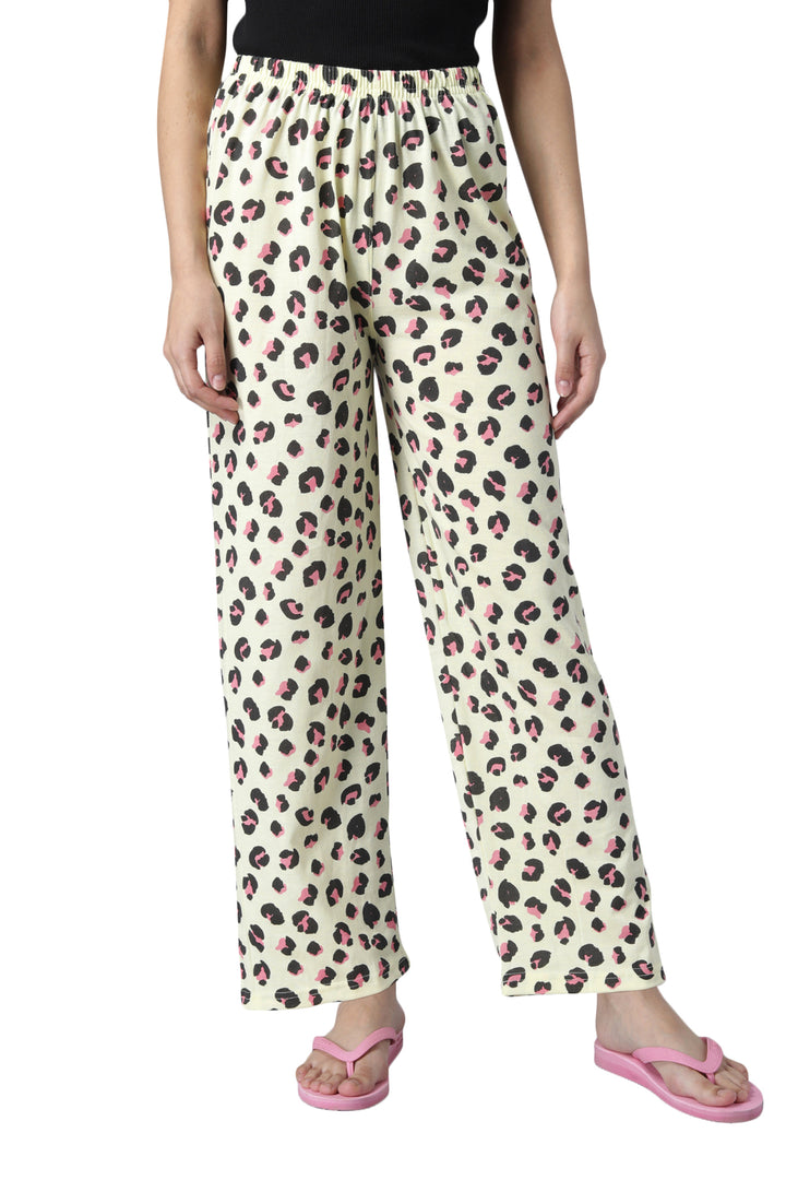 Pink and Black Leopard Pyjama - FflirtyGo