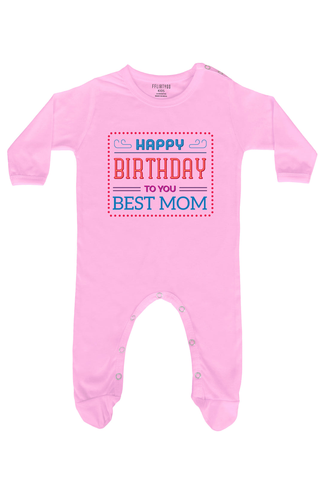 Happy Birthday Best Mom Baby Romper | Onesies