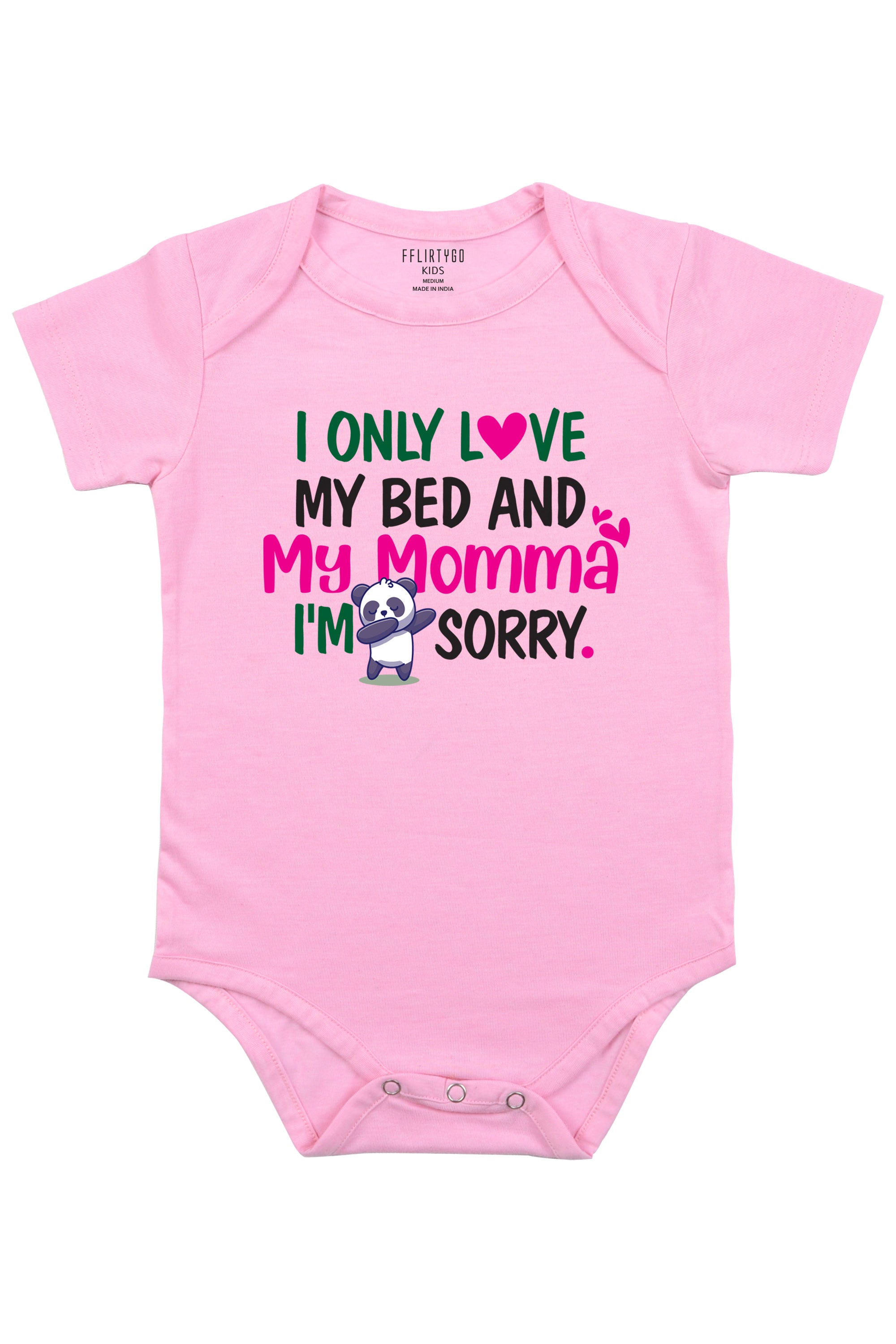 I Only Love My Bed and My Momma Baby Romper Onesies – FflirtyGo