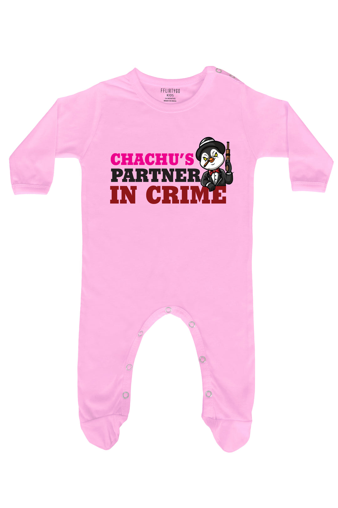 Chachu's Partner In Crime Baby Romper | Onesies