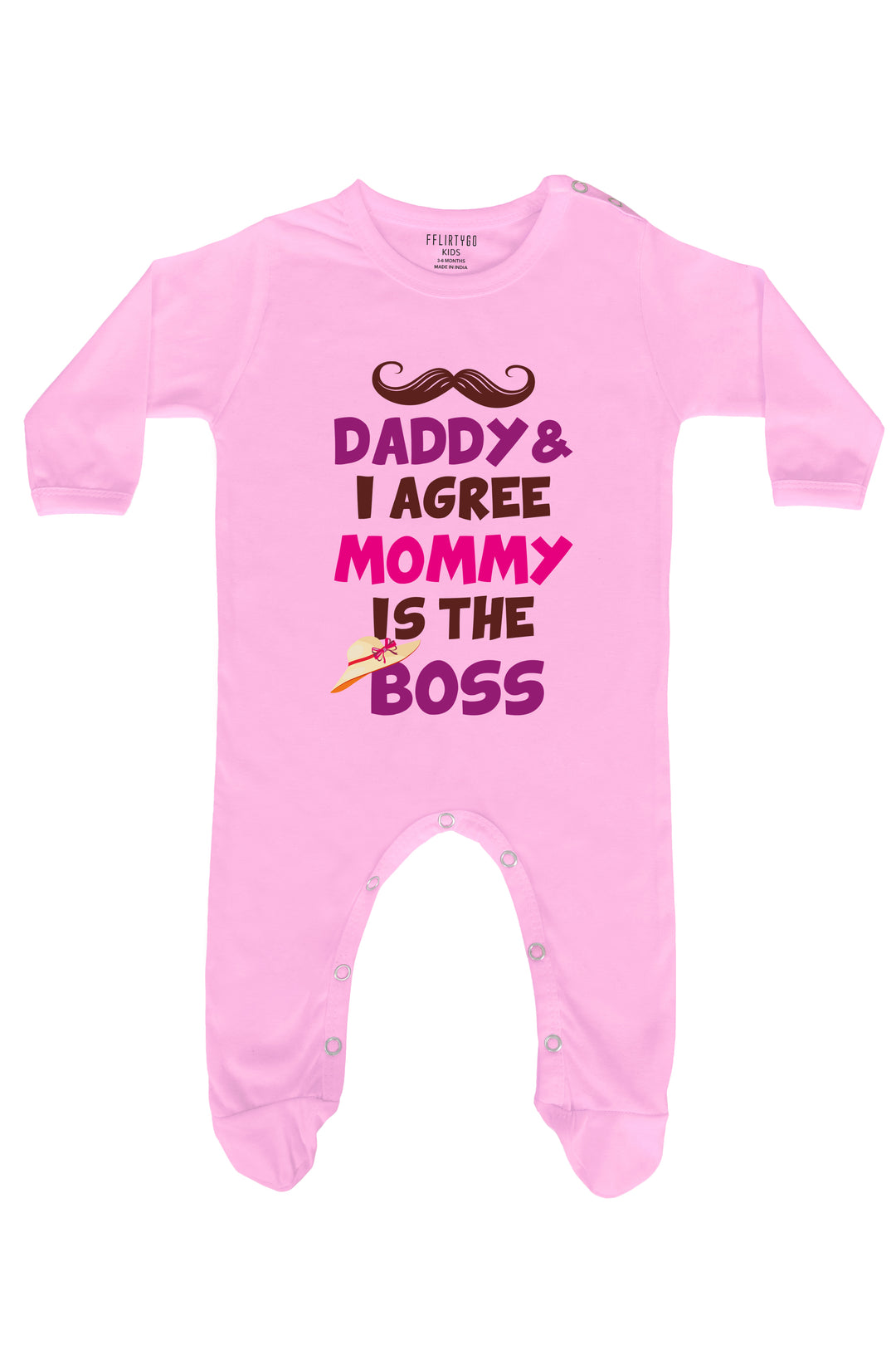 Daddy and I Agree Mommy is The Boss Baby Romper | Onesies