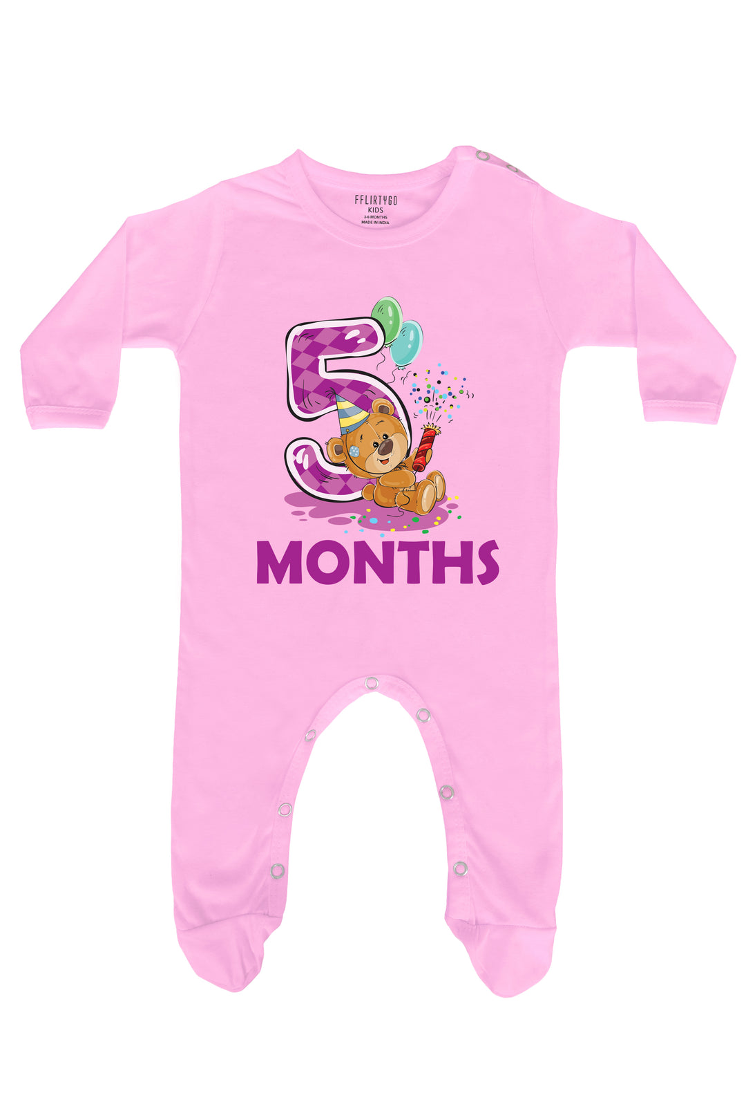 Five Months Milestone Baby Romper | Onesies