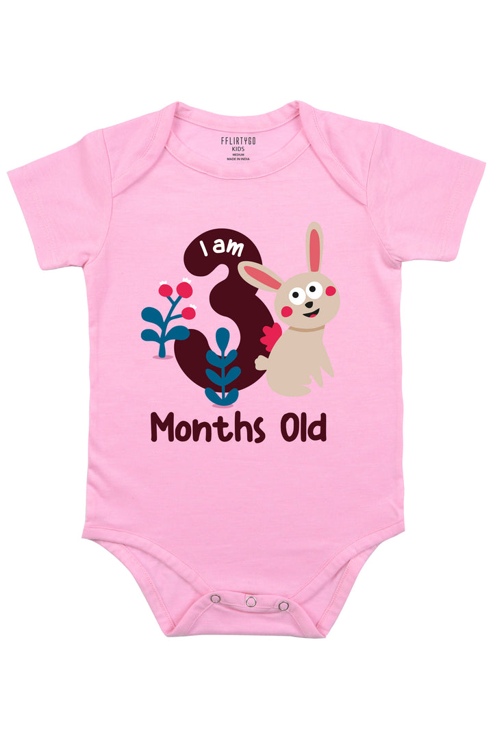 I am 3 Months Old Milestone Romper Baby Romper | Onesies