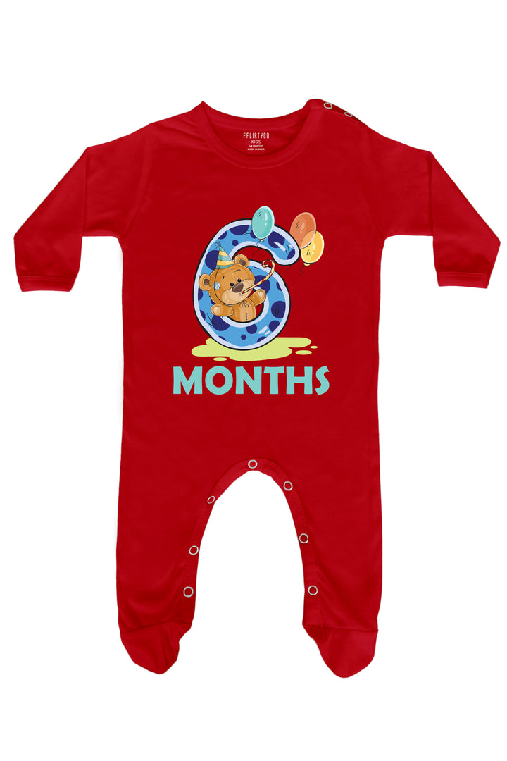 Six Months Milestone Baby Romper | Onesies
