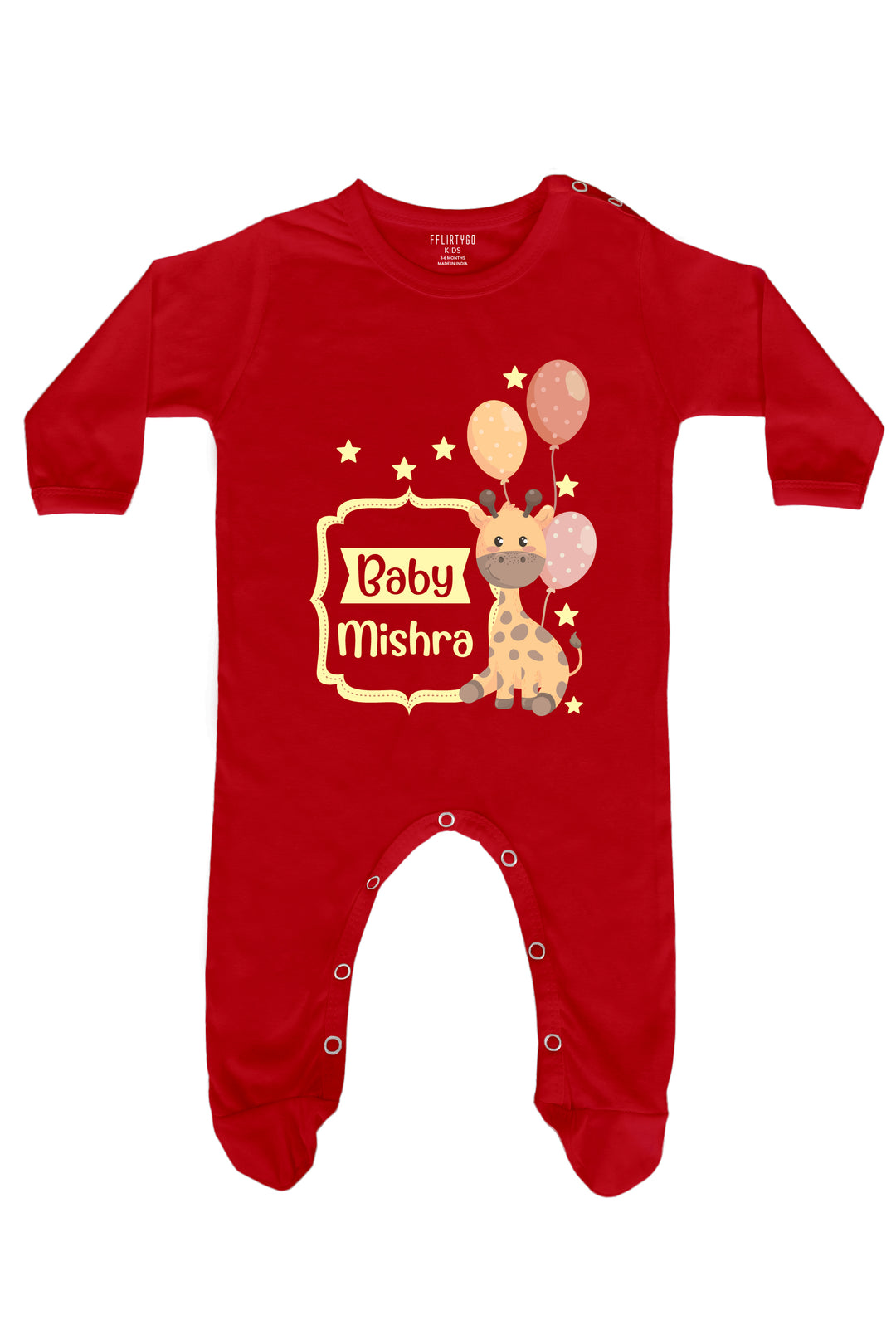 Baby Custom Surname Baby Romper | Onesies With Character