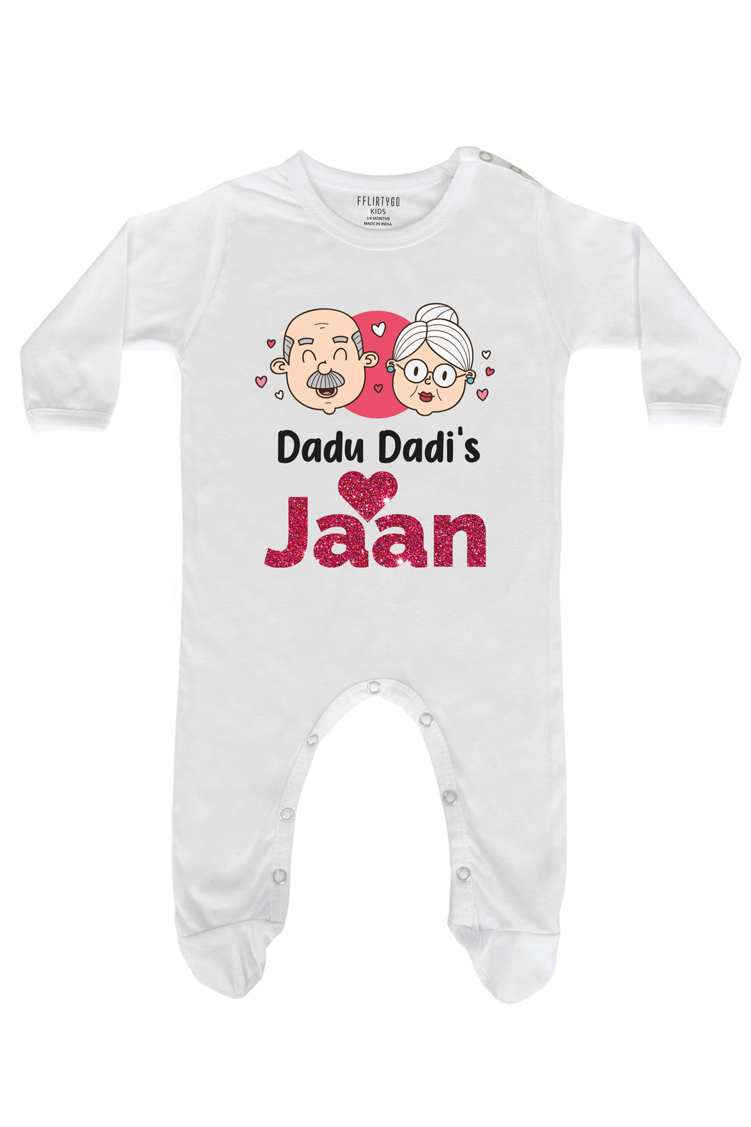 Dadu Dadi's Jaan Baby Romper | Onesies